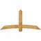 Ekena Millwork Bellingham Rough Sawn Timber Gable Bracket, Western Red Cedar, 72"W x 36"H x 2"D x 6"F, 12/12 Pitch GBW072X36X0206BEL00RWR - alternate 1